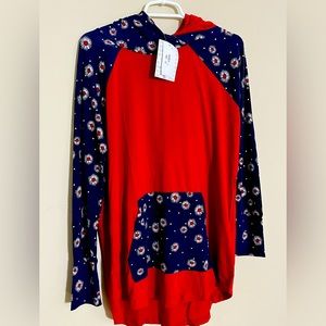 Lularoe Amber hoodie , Size L, BNWT